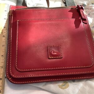 Dooney & Bourke Red Leather cross body bag